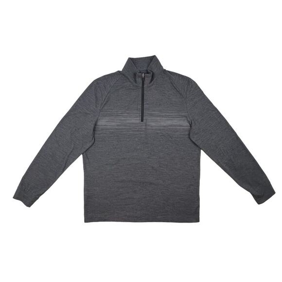 Grand Slam Other - Grand Slam Golf Activewear Pullover Top Mens Medium Gray 1/4 Zip Long Sleeve